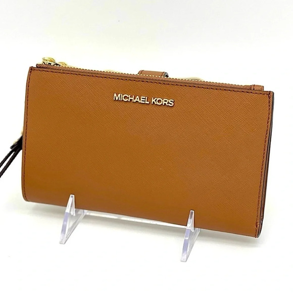 Michael Kors Double Zip Wallet Wristlet Luggage (NWT) - Picture 1 of 11